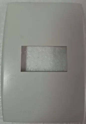 Placa 4x2 Siemens Delta Mondo Para 1 Módulo Horizontal/ Usada