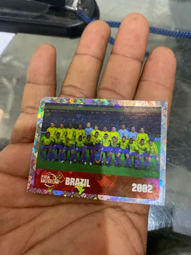 Figurinha Olografica do Brasil 2002