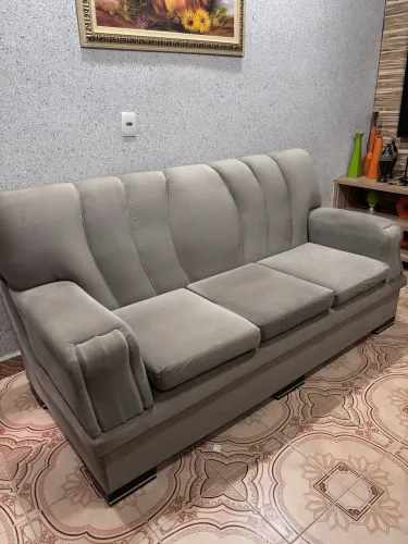 Conjunto de Sofás 2 e 3 Lugares - Excelente Estado!