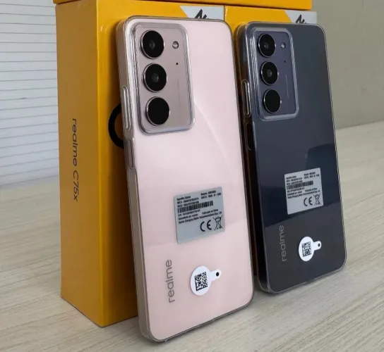 Realme c75x 4G NFC 08GB RAM 256GB ROM Novo Rosa Azul Realme Lacrado 