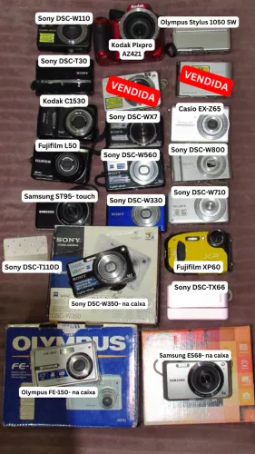 Cameras digitais funcionando (LEIA A DESCRIÇÃO)