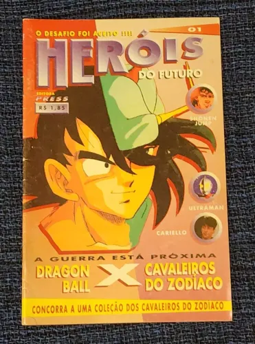 Kit Revistas Heróis do Futuro - Editora Press - 1995