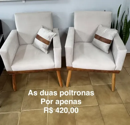 Poltrona de Veludo.