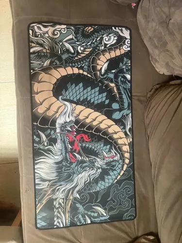Mousepad Gamer Grande - Estampa Dragão