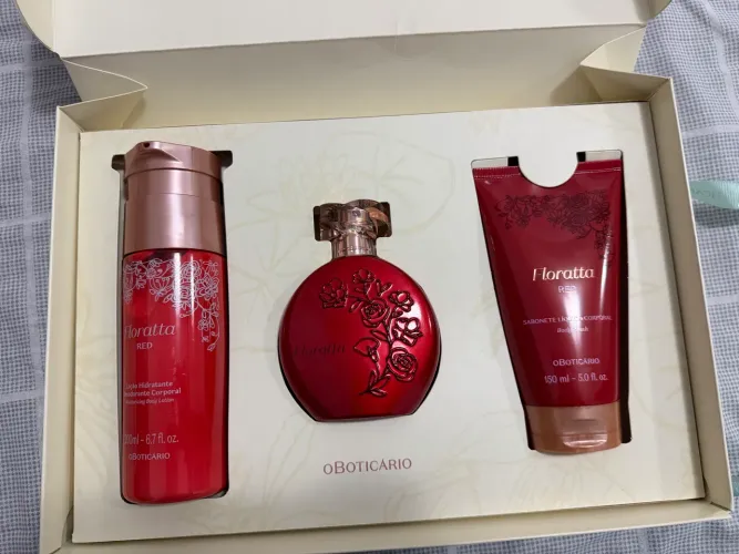 Kit o Boticário floratta RED