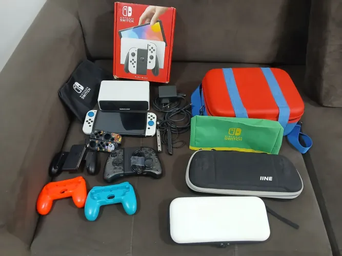 Nintendo Switch Oled Desbloqueado 64gb