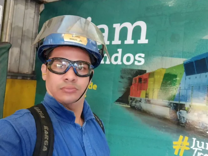 Solda, corte , e lixamento