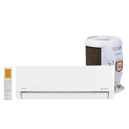 Ar-Condicionado Split Hi Wall Midea AI AirVolution Inverter 18.000 BTUs Frio Wi-Fi