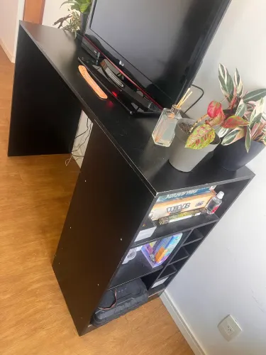 Bancada/balcão/rack preto