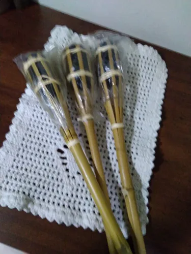 Tochas de bambu decorativas 90cm