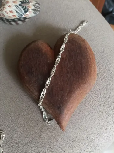 Pulseira de prata de lei 950 23cm