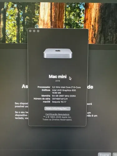 Mac Mini 2018 64gb RAM DDR4