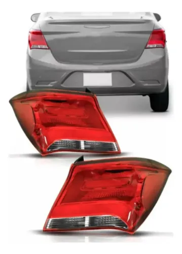 Par Lanterna Traseira Prisma Lt E Ltz 2017 2018 2019