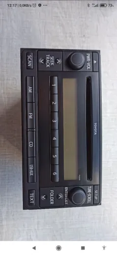 RADIO CD PLAYER MP3 ORIGINAL para Corolla de 2003 a 2009