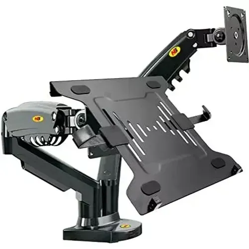 KIT SUPORTE NB F-160 DUPLO 17 A 27 CINZA GRAFITE+ BANDEJA PARA FP 02 PARA NOTEBOOK D