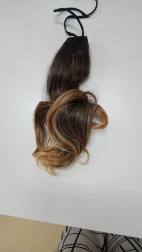 ? ALERTA DE PODER! ? Rabo de cavalo feito 100% cabelo Humano 