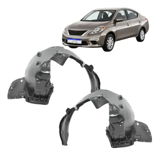 Parabarro Dianteiro Nissan Versa 2012 2013 2014 Novo Par