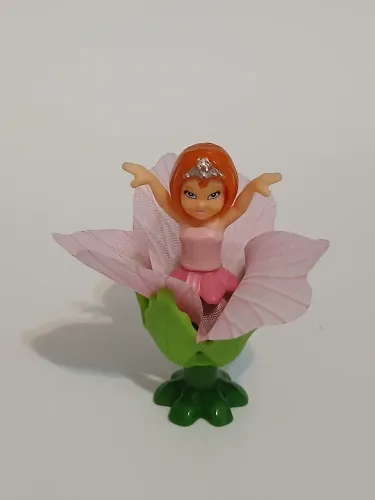 Brinquedo Kinder Ovo fada em flor