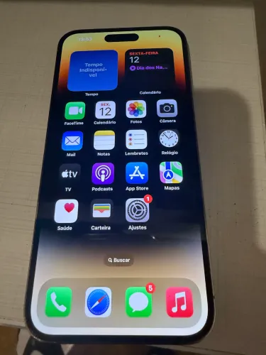 iPhone 14 Pro Max 256gb todo original nunca trocou nada!! Bateria 84% dura o dia todo.