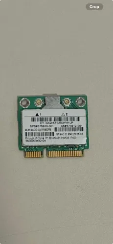 Placa de rede MiniPCIe Dell DW1397