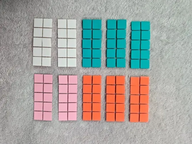 10 Thermal pad c/ 1,5 / 1 /0,4 / 0,25mm p/ nvme ngff ps5 gpu cpu led etc
