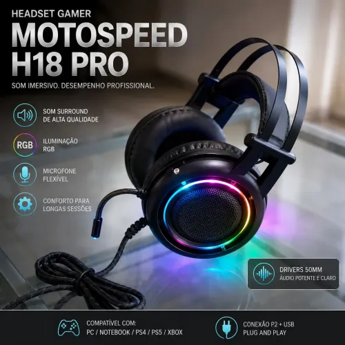 Headset Gamer Motospeed H18