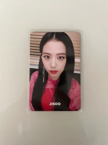 blackpink jisoo photocard oficial square up
