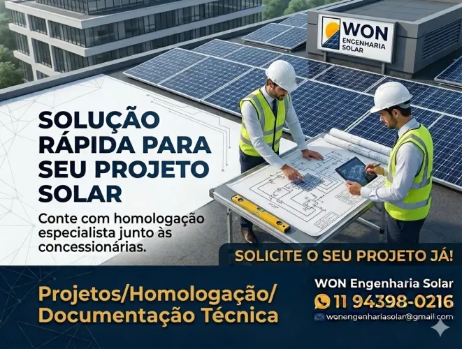Homologação, Projetos e Documentação Técnica Solar