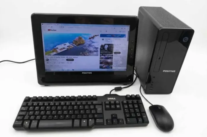 Computador Completo Positivo - Core 2 Duo / 4GB RAM / HD 500GB + Monitor com Som
