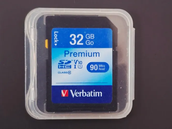 Cartão de memória SD Verbatim 32GB