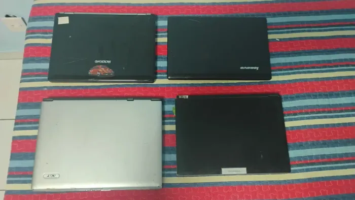 Lote 4 Notebooks (Lenovo, Acer, Microboard, Positivo)