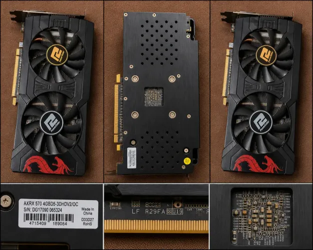 Placa de vídeo Rx 570 4GB