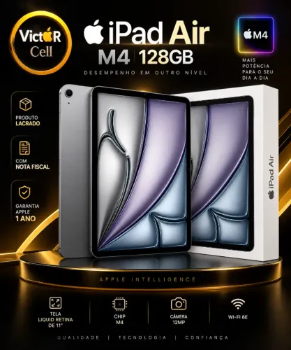 iPad Air M4 128GB | Lacrado | Novo | Garantia 