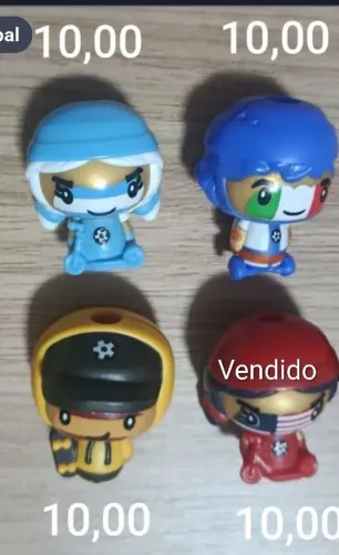 Bonecos Kinder Ovo Copa do Mundo
