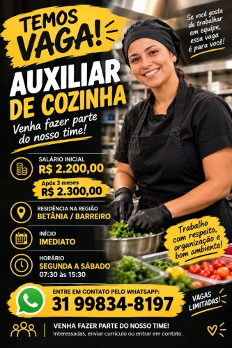 AUXILIAR DE COZINHA