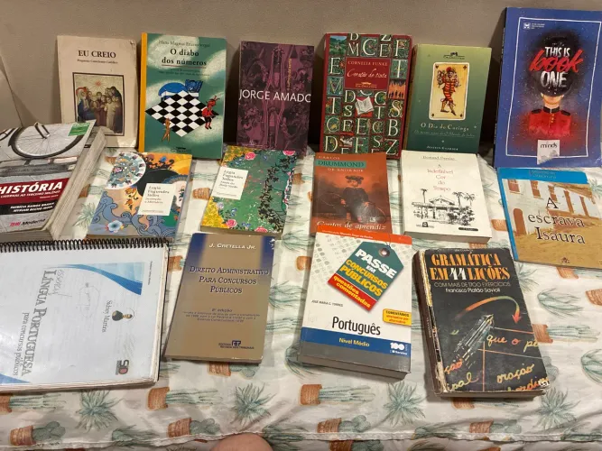 DOAÇÃO livros diversos 