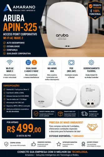 Access Point Aruba APIN-325 Wi-Fi Corporativo | HPE