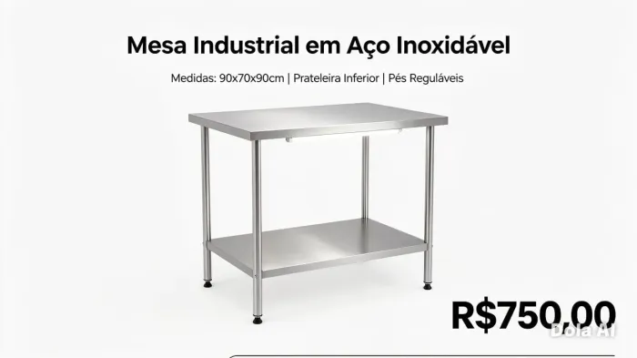 Mesa de inox 