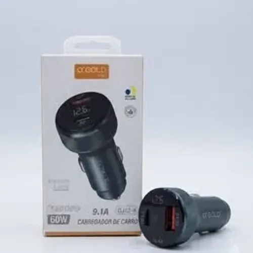 Carregador veicular turbo 60w (Honestidade e Qualidade - Distribuidora JK Eletrônicos)