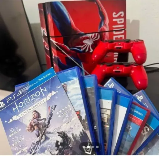 Vendo ps4 fita completo dois controles carregador mais 8 jogos