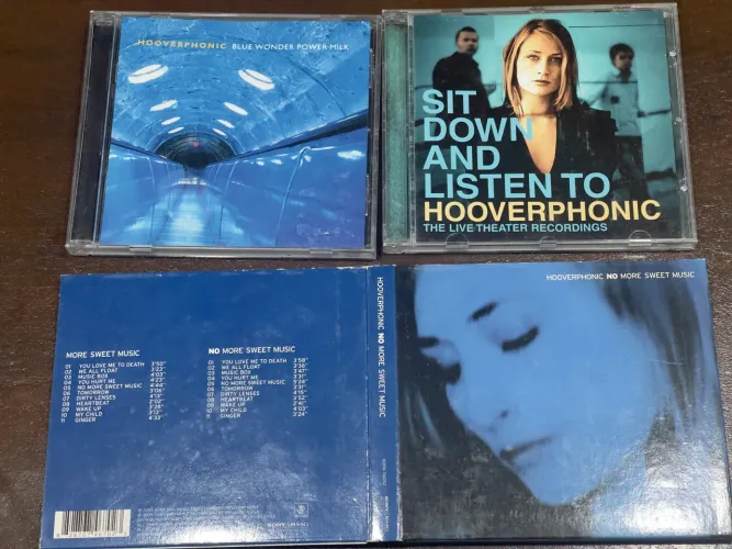 Lote 3 CDs Hooverphonic Originais Importados 4 Discos Excelente Estado