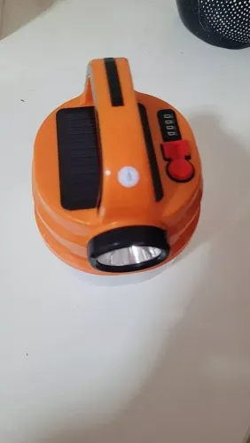 Lanterna lâmpada solar e usb de acampamento holofote passeio noturno