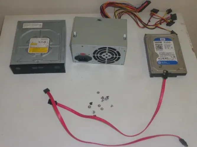 Hd Interno 500gb Wd - Drive De Dvd Multi - Fonte Bluecase