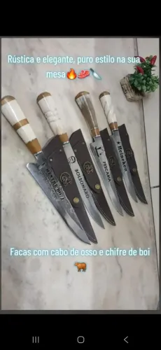 Facas artesanais