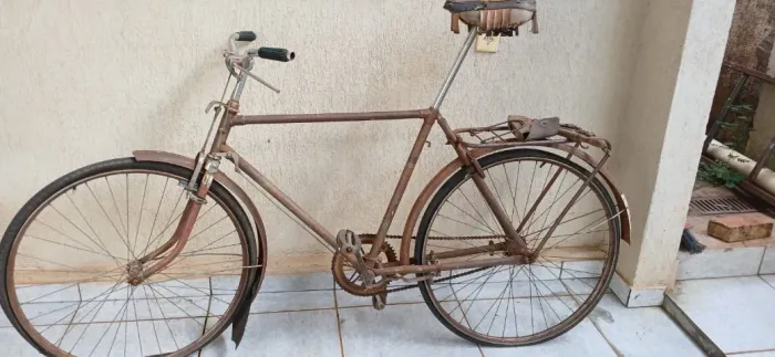 bicicleta antiga 60 anos
