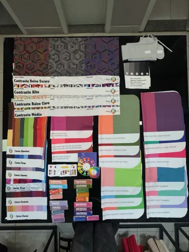 Kit COMPLETO coloração pessoal + cartelas / paletas de cores 