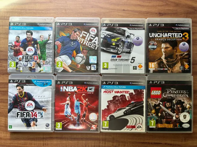 Jogos PS3 todos com caixa e manual 