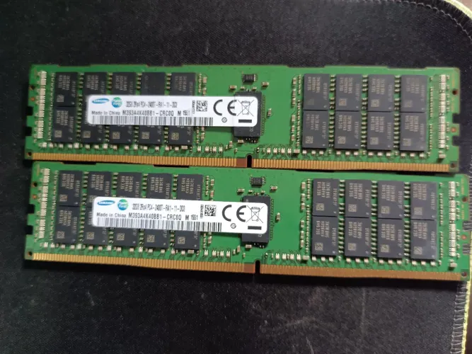 2x Memória ram DDR4 32gb ECC 2400mhz para xeon x99 servidores