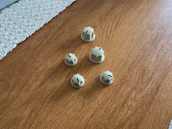 Knobs para pedal Strymon cor creme original kit com 5