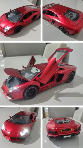 Lamborghini Aventador 1/18, 26cm, bordo fosco!